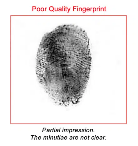 Poor Quality Fingerprint
