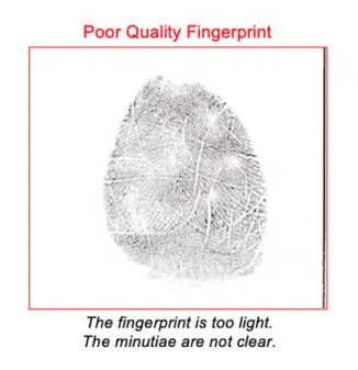 Poor Quality Fingerprint